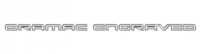 Oramac Engraved  les polices de caractères gratuit tlcharger