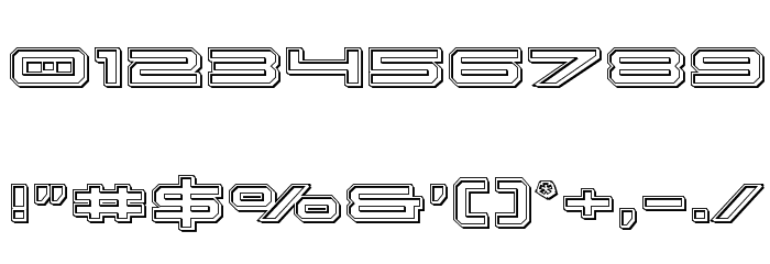 Oramac Engraved Font OTHER CHARS