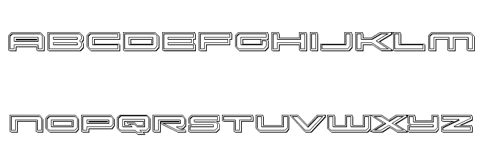Oramac Engraved Font LOWERCASE