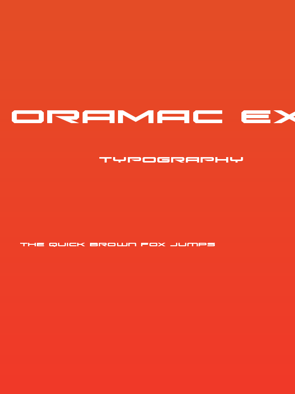 Oramac Expanded Poster