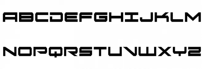 Oramac Extra-Condensed Schriftart Groß