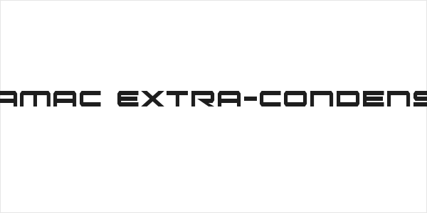 Oramac Extra-Condensed Logo