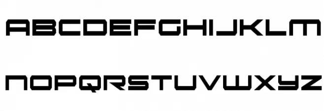 Oramac Extra-Condensed 字体 小写