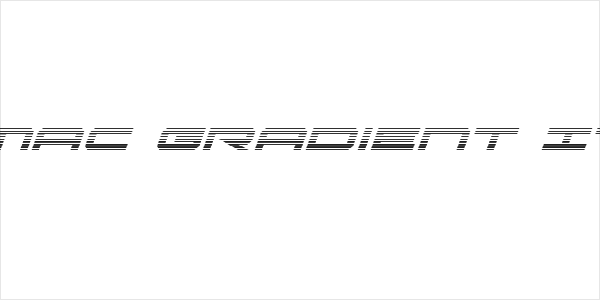 Oramac Gradient Italic Logo