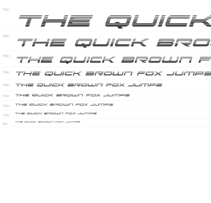 Oramac Gradient Italic Waterfall