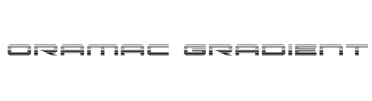 Oramac Gradient Font