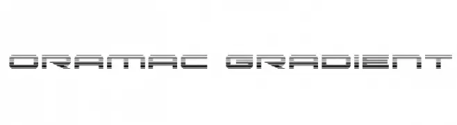 Oramac Gradient  नि: शुल्क फ़ॉन्ट्स डाउनलोड