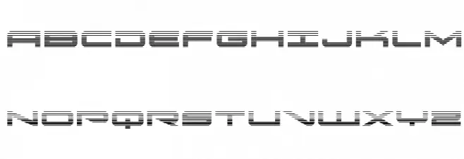 Oramac Gradient Шрифта ВЕРХНИЙ