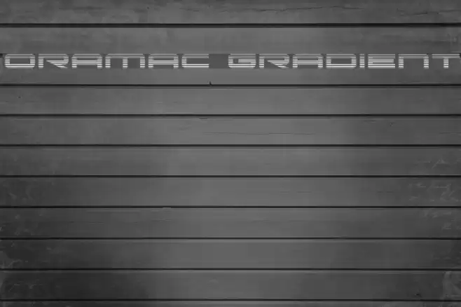 Oramac Gradient Font examples
