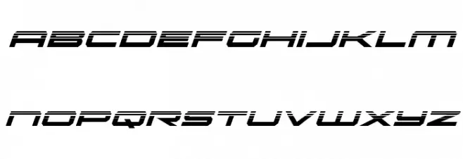 Oramac Halftone Italic Caratteri MINUSCOLO