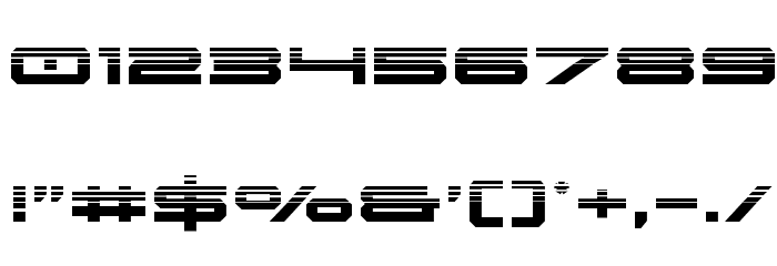 Oramac Halftone Font OTHER CHARS
