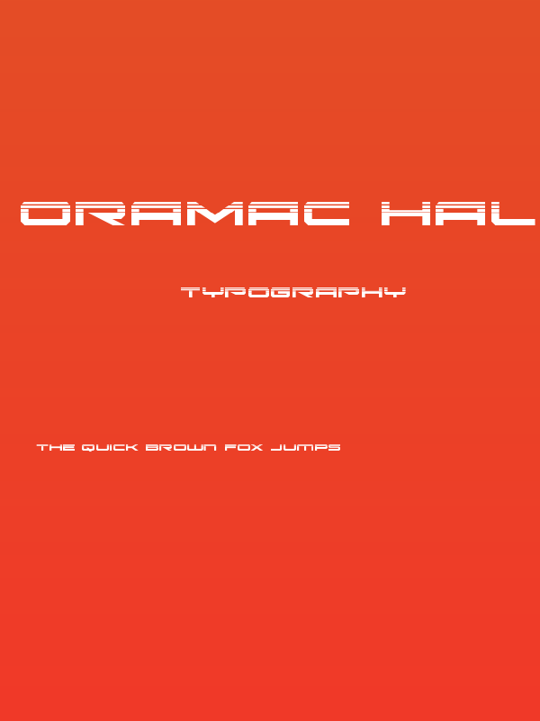 Oramac Halftone Poster