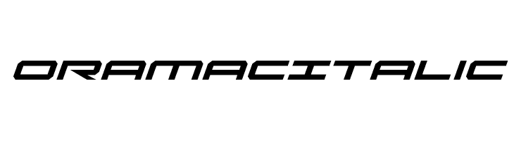 Oramac Italic  Frei Schriftart Herunterladen