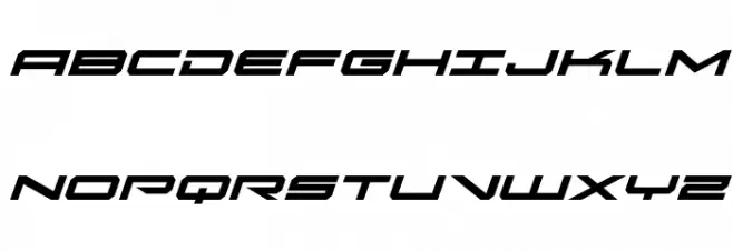 Oramac Italic Font UPPERCASE