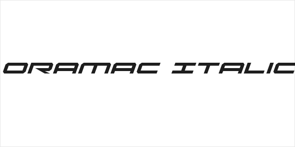 Oramac Italic Logo