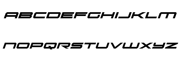 Oramac Italic Font LOWERCASE