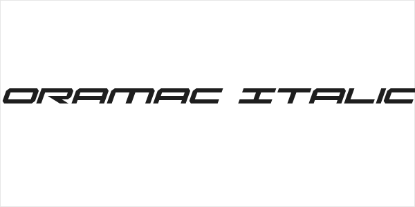 Oramac Italic Logo