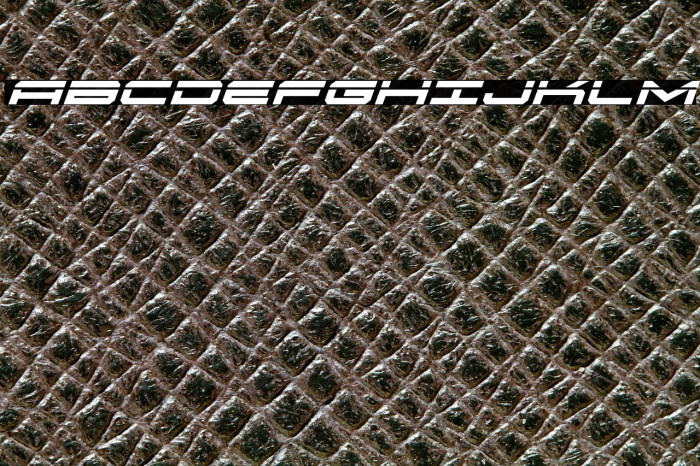 Oramac Laser Italic Example 1