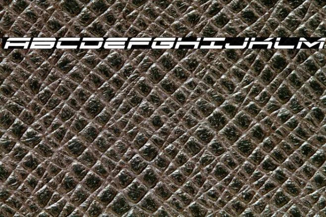 Oramac Laser Italic Example 1