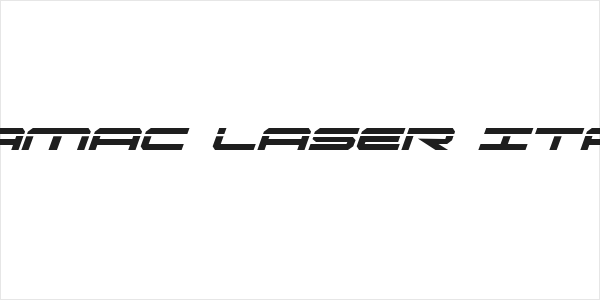 Oramac Laser Italic Logo
