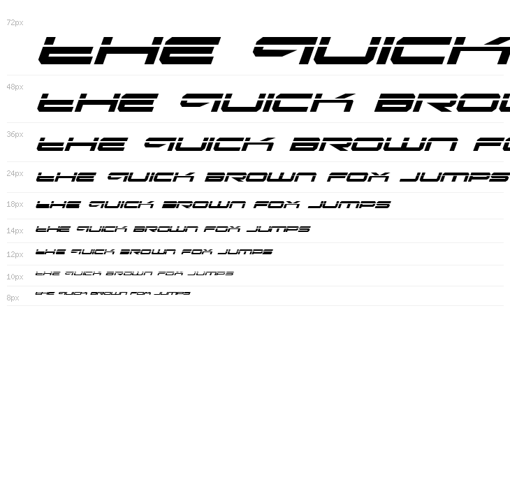 Oramac Laser Italic Waterfall