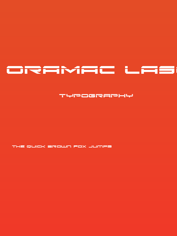 Oramac Laser Poster