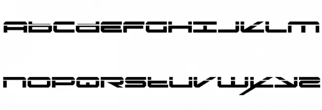 Oramac Laser 字体 大写