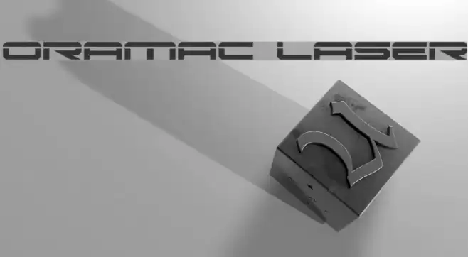 Oramac Laser Caratteri examples
