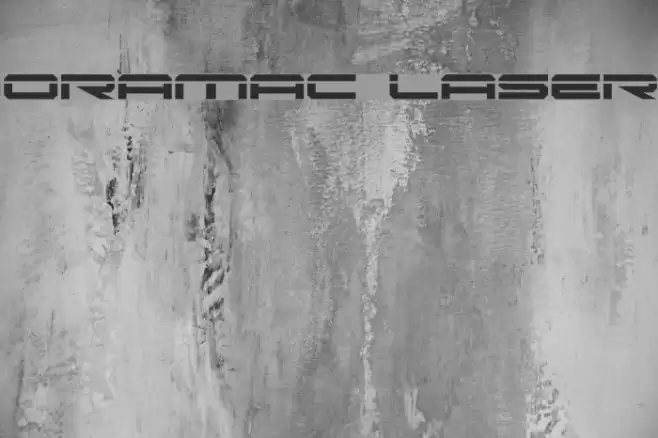Oramac Laser Caratteri examples