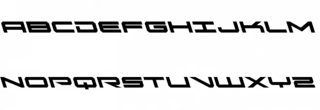 Oramac Leftalic フォント 大文字