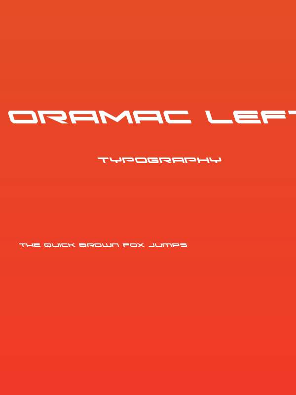 Oramac Leftalic Poster