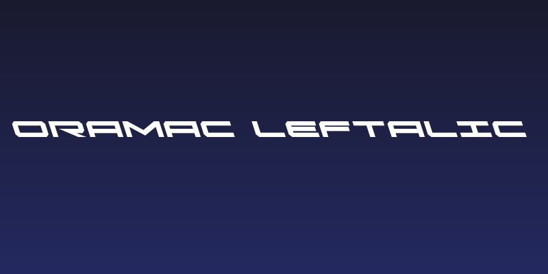 Oramac Leftalic Social Header