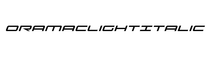 Oramac Light Italic  Fuentes Gratis Descargar