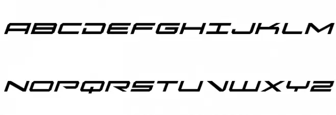 Oramac Light Italic फ़ॉन्ट अपरकेस