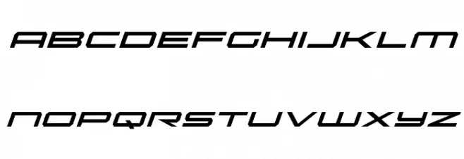 Oramac Light Italic फ़ॉन्ट लोअरकेस