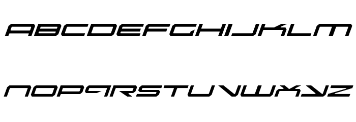 Oramac Light Italic Schriftart Kleinbuchstaben