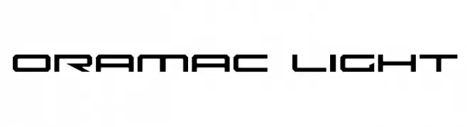 Oramac Light  Скачать бесплатные шрифты
