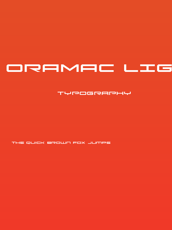 Oramac Light Poster