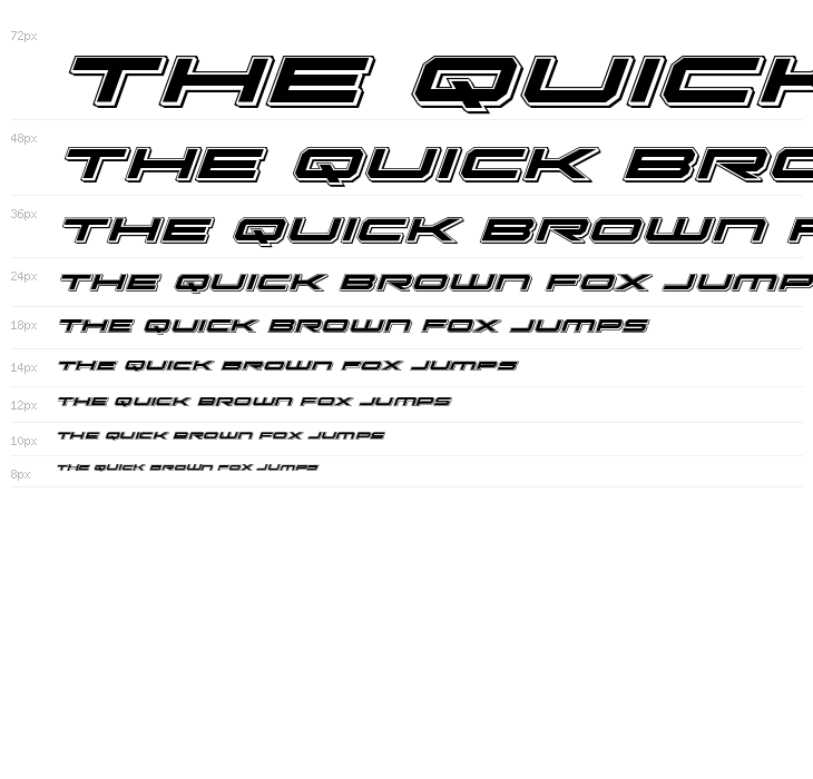 Oramac Punch Italic Waterfall