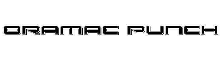 Oramac Punch  Скачать бесплатные шрифты