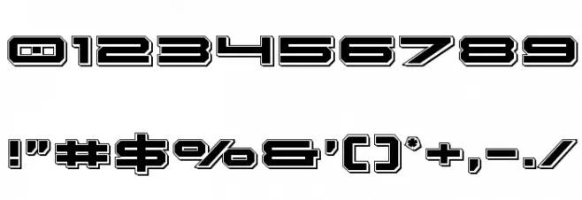 Oramac Punch Font OTHER CHARS