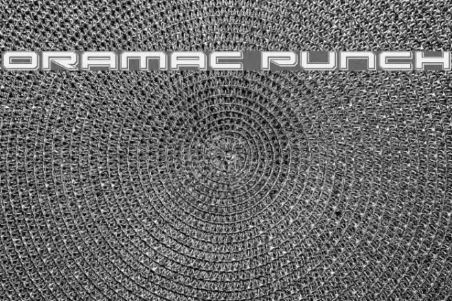 Oramac Punch Font examples