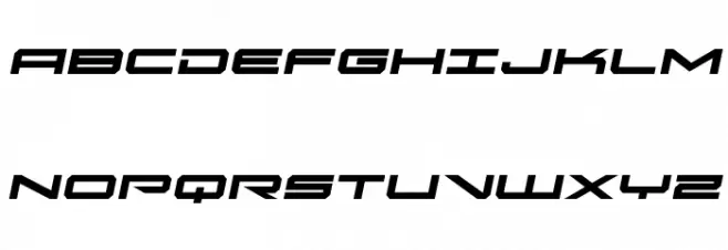 Oramac Semi-Italic フォント 大文字