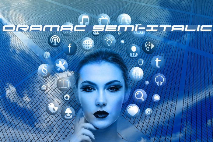 Oramac Semi-Italic Example 3