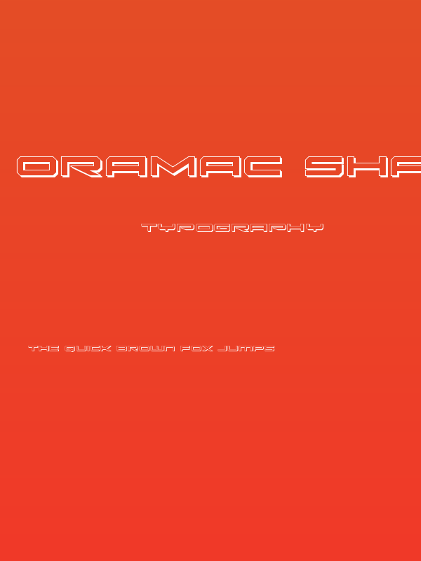 Oramac Shadow Poster
