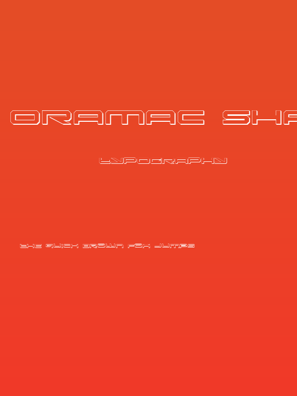 Oramac Shadow Poster