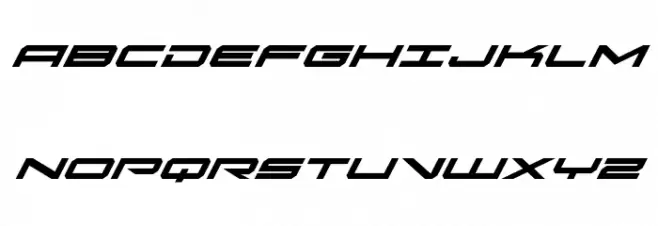 Oramac Super-Italic Шрифта ВЕРХНИЙ