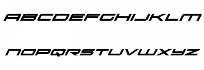 Oramac Super-Italic फ़ॉन्ट लोअरकेस