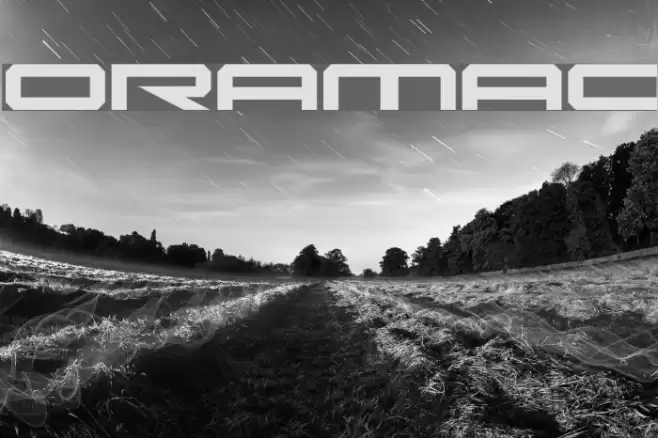 Oramac Font examples