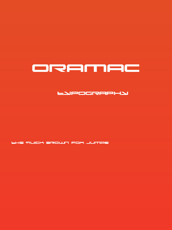 Oramac Poster